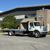 2020 International MV607 23′ Flatbed - photo 2 of 8